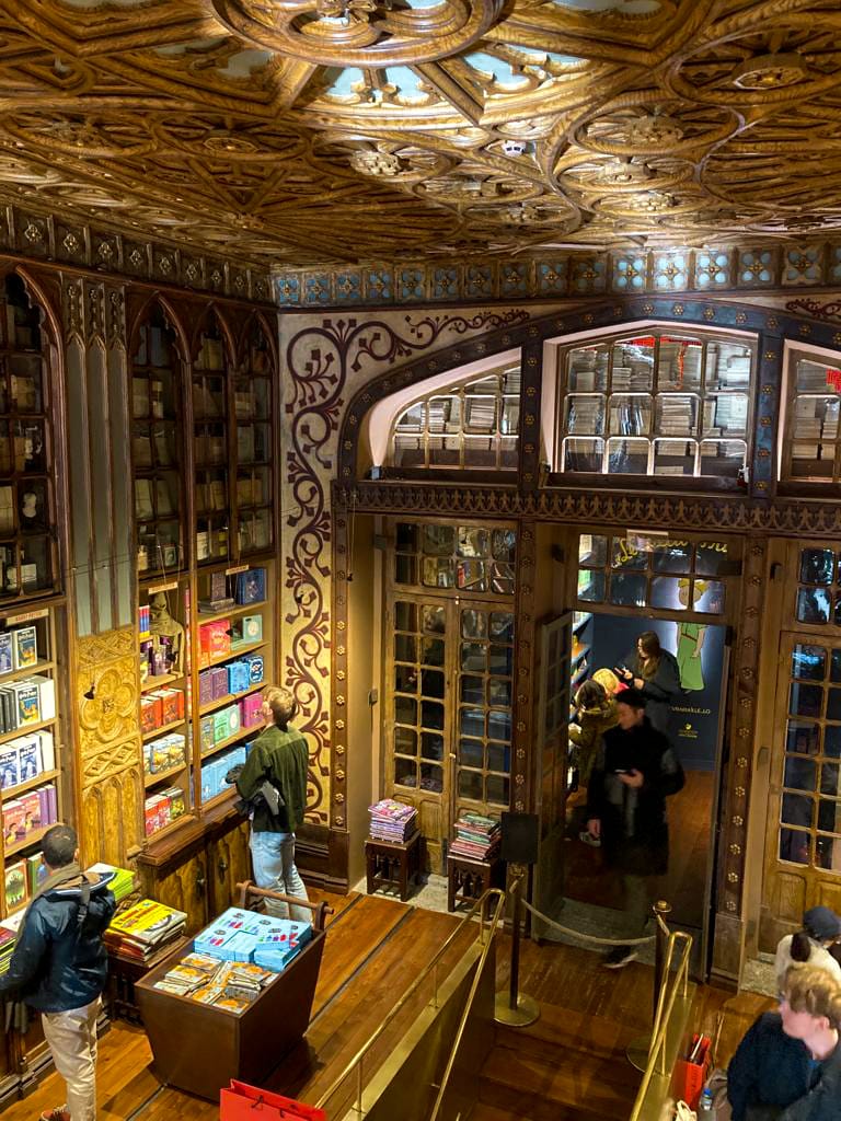 Livraria Lello, City Trip to Porto with a Baby, 